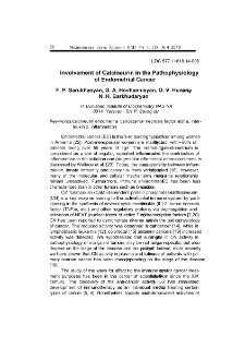 Involvement of Calcineurin in the Pathophysiology of Endometrial Cancer