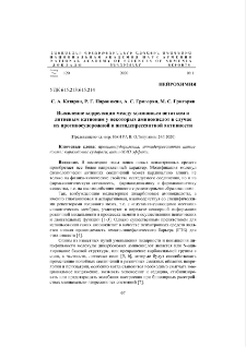 Выявление корреляции между холиновым остатком и литиевым катионом у некоторых аминокислот в случае их противосудорожной и антидепрессантной активности