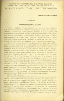 Оплодотворение у ржи