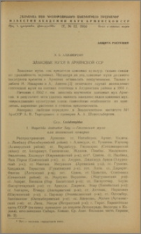 Злаковые мухи в Армянской ССР