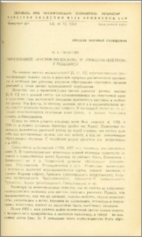 Образование «кустов-колосков» и «побегов-цветков» у пшеницы