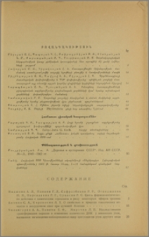 Բովանդակություն; Խմբագրական կոլեգիա