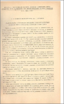 Результаты изучения воздействия некоторых грибов ризосферы на сеянцы помидора.
