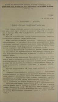 Лабораторные линейные хомячки