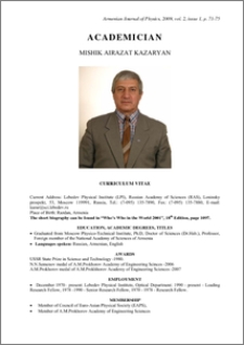 MISHIK KAZARYAN