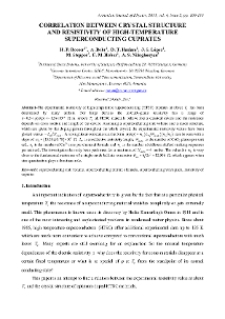 CORRELATION BETWEEN CRYSTAL STRUCTURE AND RESISTIVITY OF HIGH-TEMPERATURE SUPERCONDUCTING CUPRATES