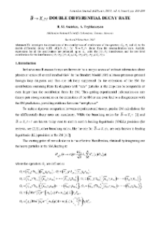 B- > Xsgg DOUBLE DIFFERENTIAL DECAY RATE