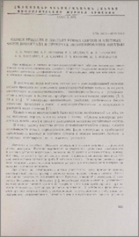 Обмен веществ в листьях новых сортов и элитных форм винограда в процессе инфицирования милдью