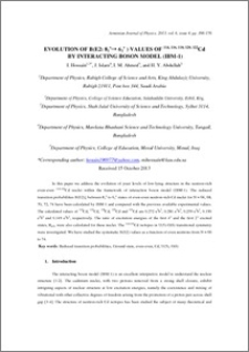EVOLUTION OF B(E2:8→6) VALUES OF 114,116,118,120,122 Cd BY INTERACTING BOSON MODEL (IBM-1)