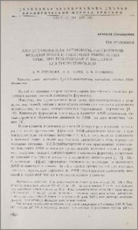 АМФ-денаминазная активность растворимой фракции мозга и скелетных мышц белых крыс при гипотиреозе и введении 3,3',5-трийодтиронина