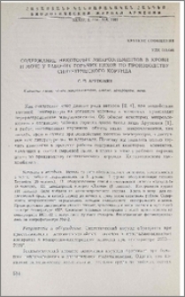 Содержание некоторых микроэлементов в крови и моче у рабочих горячих цехов по производству синтетического корунда