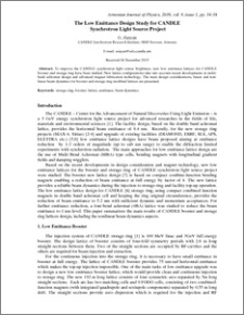 The Low Emittance Lattice Study for CANDLE Booster and Storage Rings