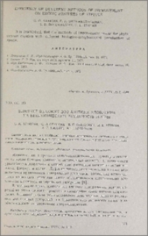 Влияние высоких доз азотных удобрений на биологическую активность почвы