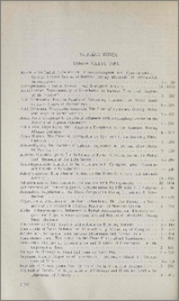 Subject Index Volume XXXVI, 1983