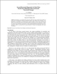 Second Harmonic Diagnostics for Real-Time Monitoring of Biological Macromolecules Structural Changes
