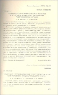 Повышение неспецифической резистентности ягнят к немадозам пищеварительного тракта