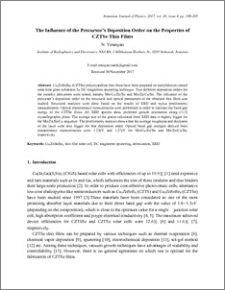 The Influence of the Precursor’s Deposition Order on the Properties of CZTSe Thin Films