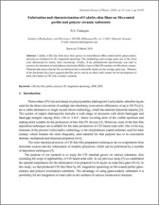 Fabrication and characterization of CuInSe2 thin films on Mo-coated perlite and polycor ceramic substrates