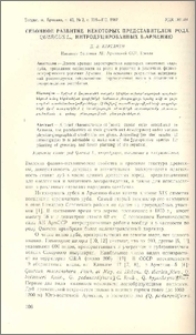 Сезонное развитие некоторых представителей рода Quercus L., интродуцированных в Армению