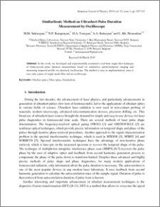 Similaritonic Method on Ultrashort Pulse Duration Measurement by Oscilloscope