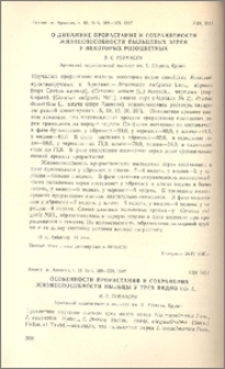 Особенности прорастания и сохраняемости жизнеспособности пыльцевых зерен у некоторых розоцветных