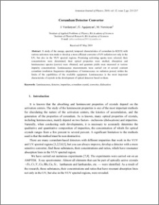 Corundum Detector Converter