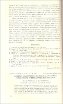 Влияние эндотоксина на ультраструктуру и сухую массу альвеолярных клеток крыс