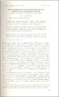 Морфологическая характеристика черепа кавказского безоарового козла Carpa aegagrus aegagrus Erxleben
