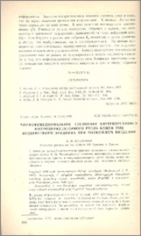 Морфофункциональное состояние внутриорганного микроциркуляторного русла кошек под воздействием эфедрина при подкожном введении