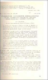 Сравнительное исследование липоксигеназных систем перекисного окисления липидов семян пшеницы и бобовых растений