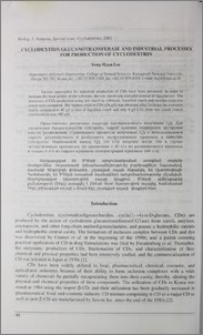 Cyclodextrin glucanotransferase and industrial processes for production of cyclodextrin