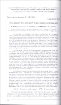 Dystrophin DNA diversity in the Armenian highland