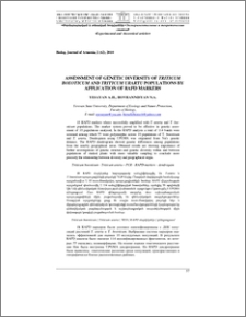 Assessment of genetic diversity of Triticum boeoticum and Triticum urartu populations by application of RAPD markers