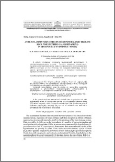 Anti-inflammatory effects of hypothalamic proline rich polypeptide Galarmin (PRP-1) in LPS-induced endotoxic shock