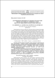 Age-dependent difference in thymocyte poly (ADP-ribose) polymerase 1 inhibition after the in vivo treatment of rats with cisplatin
