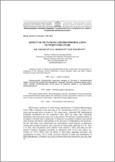 Effect of mutations and phosphorylation on pyrin structure