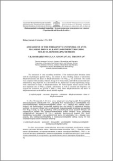 Assessment of the therapeutic potential of anti-malarial drugs as β-amyloid inhibitors using molecular modeling methods