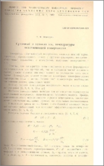 Суточный и годовой ход температуры подстилающей поверхности