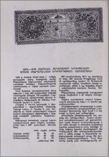 1975-1976 տարեկան տեղեկագիր Երուսաղեմի սրբոց Թարգմանչաց երկրորդական վարժարանի