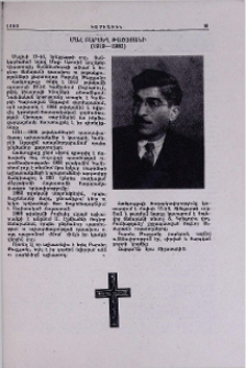 Մահ Բարսեղ Թաշչյանի (1919-1980)