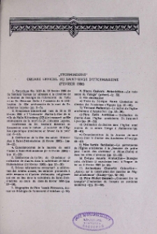 "Etchmiadzine" organe officiel du Saint-Siège d'Etchmiadzine (Février 1986)