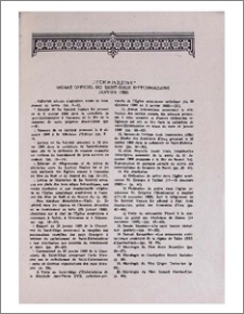 "Etchmiadzine" organe officiel du Saint-Siège d'Etchmiadzine (Janvier 1989)