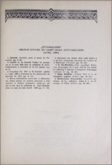 «Etchmiadzine» organe officiel du Saint-Siège d'Etchmiadzine (Avril 1990)