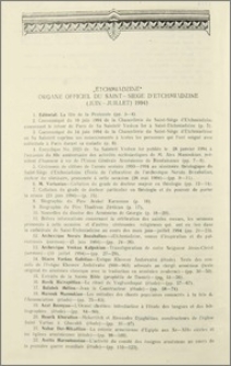 „Etchmiadzine” organe officiel du Saint-Siège d’Etchmiadzine (Juin-Juillet 1994)