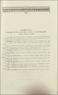 „Etchmiadzine” organe officiel du Saint-Siège d’Etchmiadzine (Août 1994)