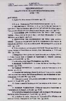 "Etchmiadzine" organe officiel du Saint-Siège d'Etchmiadzine (Avril 1996)