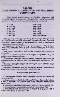 Ցուցակ Մայր Աթոռ Ս. Էջմիածնի նոր ստացված ձեռագրերի