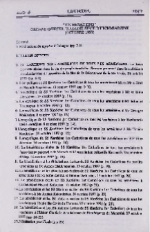 "Etchmiadzine" organe officiel du Saint-Siège d'Etchmiadzine (Octobre 1997)