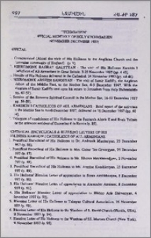 "Etchmiadzin" official monthly of Holy Etchmiadzin (November-December 1997)