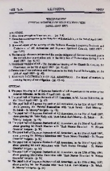 "Etchmiadzin" official monthly of Holy Etchmiadzin (April-May 1997)